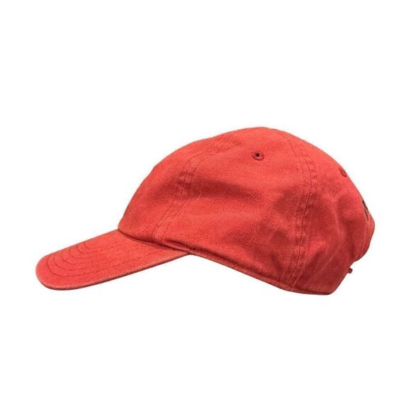 Orvis Unisex Red Twill Ball Cap with Embroidered Labrador Dog Design - Picture 4 of 6